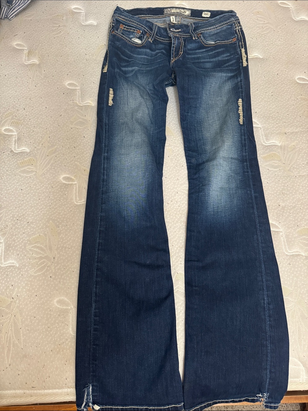 Dark Blue Women's Bootcut Jeans